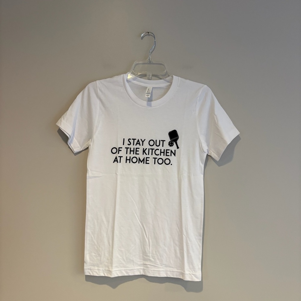 Bella Canvas White Pickle Ball T-Shirt
